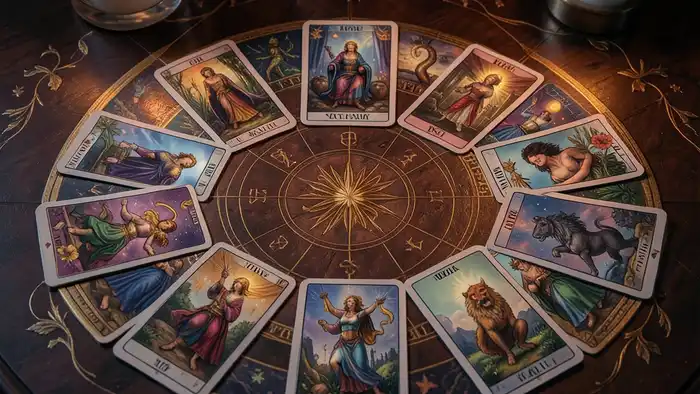 Расклад Таро «зодиакальный» на окружение изображение
