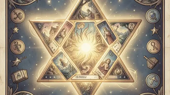 Расклад Таро «Звезда Давида» – адаптация в новом месте