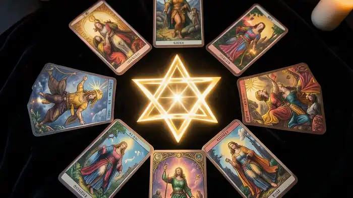 Расклад Таро Звезда Давида изображение