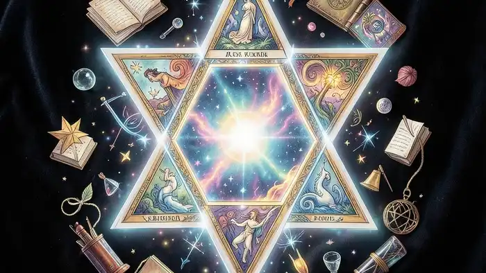 Расклад Таро «звезда Давида» на халтуру – символический образ