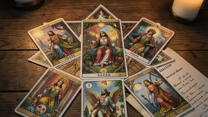 Расклад Таро «звезда Давида» на контракт – визуальное представление