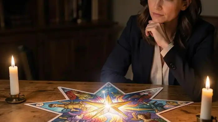 Расклад Таро «звезда» на увольнение — карта Звезда в центре