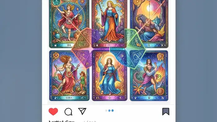 расклады из Instagram — визуальная схема расклада Таро