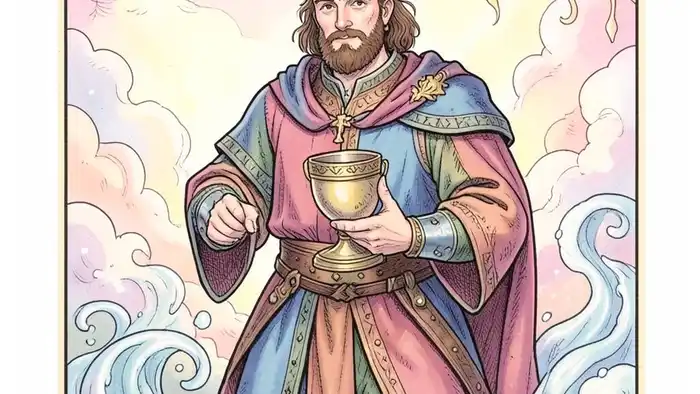 Рыцарь Кубков чувства таро изображение