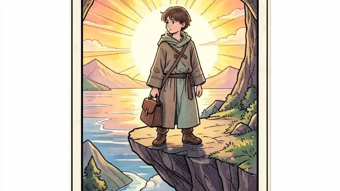 Шут предостережение таро — изображение карты Шута с символикой предостережения