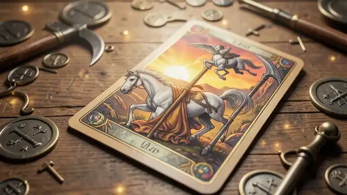 Смерть ситуация таро — изображение карты Смерть с символикой