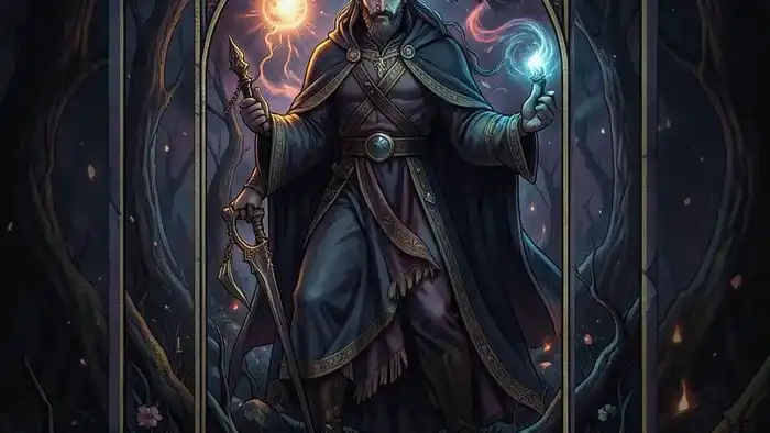 Смерть Таро: деталь карты с белой розой и восходящим солнцем, символ трансформации и обновления