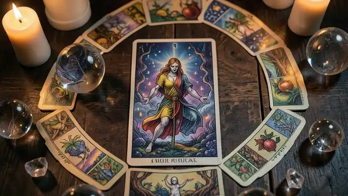 Смерть в отношениях таро — карта Смерть в центре расклада