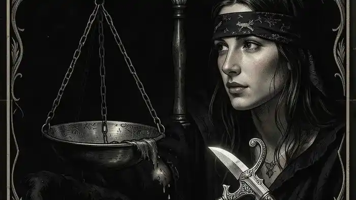 Перевёрнутая Справедливость Таро — символ дисбаланса и внутренней несправедливости