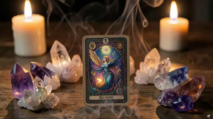 Таро на одну карту – изображение расклада для ритуала очищения