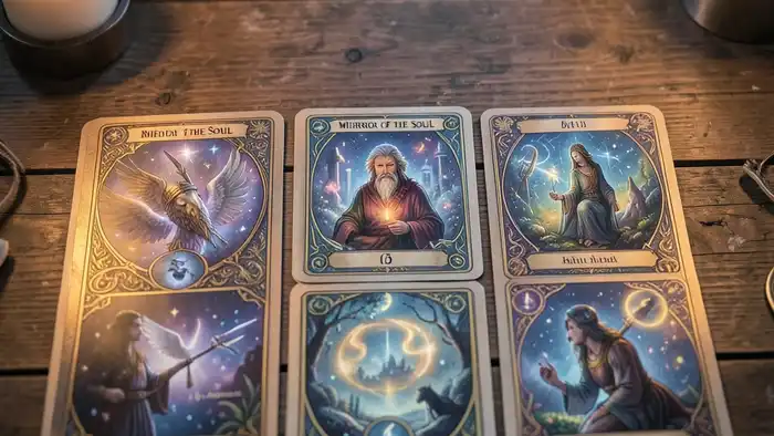 Таро Зеркало души финансовый расклад изображение