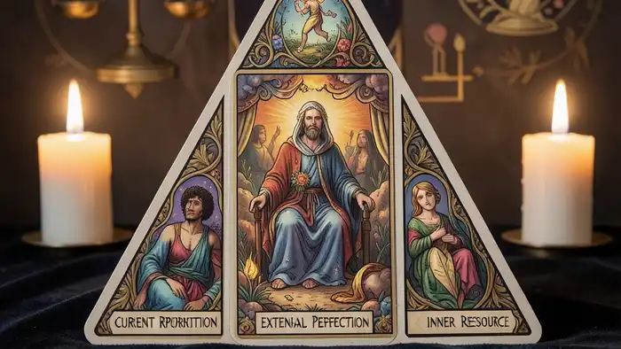 треугольник расклад Таро на репутацию