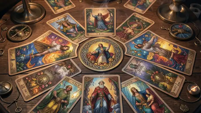 топ 20 раскладов таро — изображение расклада Кельтский крест