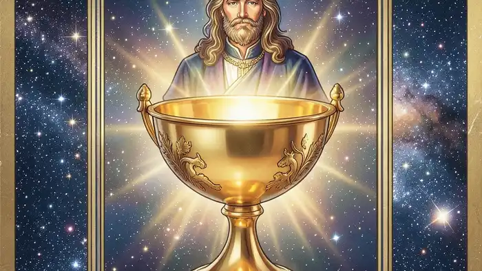 Туз Кубков — изображение золотой чаши в Таро