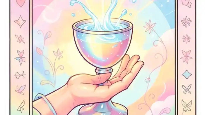 Туз Кубков — карта Таро, символизирующая эмоциональный поток и любовь