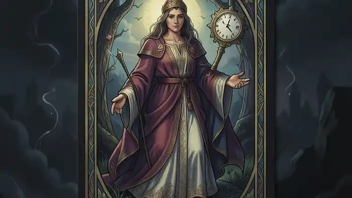 Умеренность Таро — архетип баланса и предостережения с ангелом, смешивающим воды