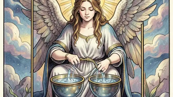 Умеренность таро значение — изображение карты Умеренности