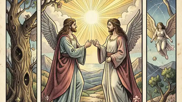 Влюбленные чувства таро изображение