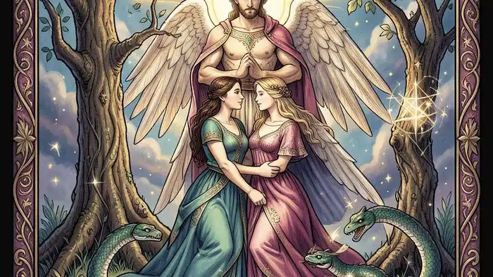 Влюбленные карта таро – символ выбора и союза