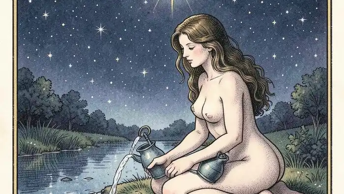 Звезда таро да или нет — изображение карты Звезда